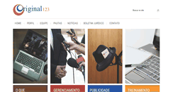 Desktop Screenshot of original123.com.br